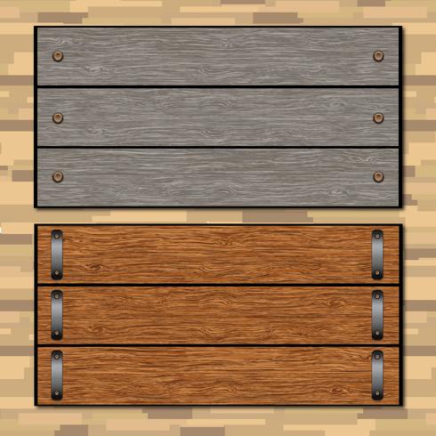 Woodgrain Vector Signs 