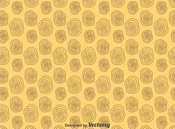 Circle Woodgrain Pattern Vector