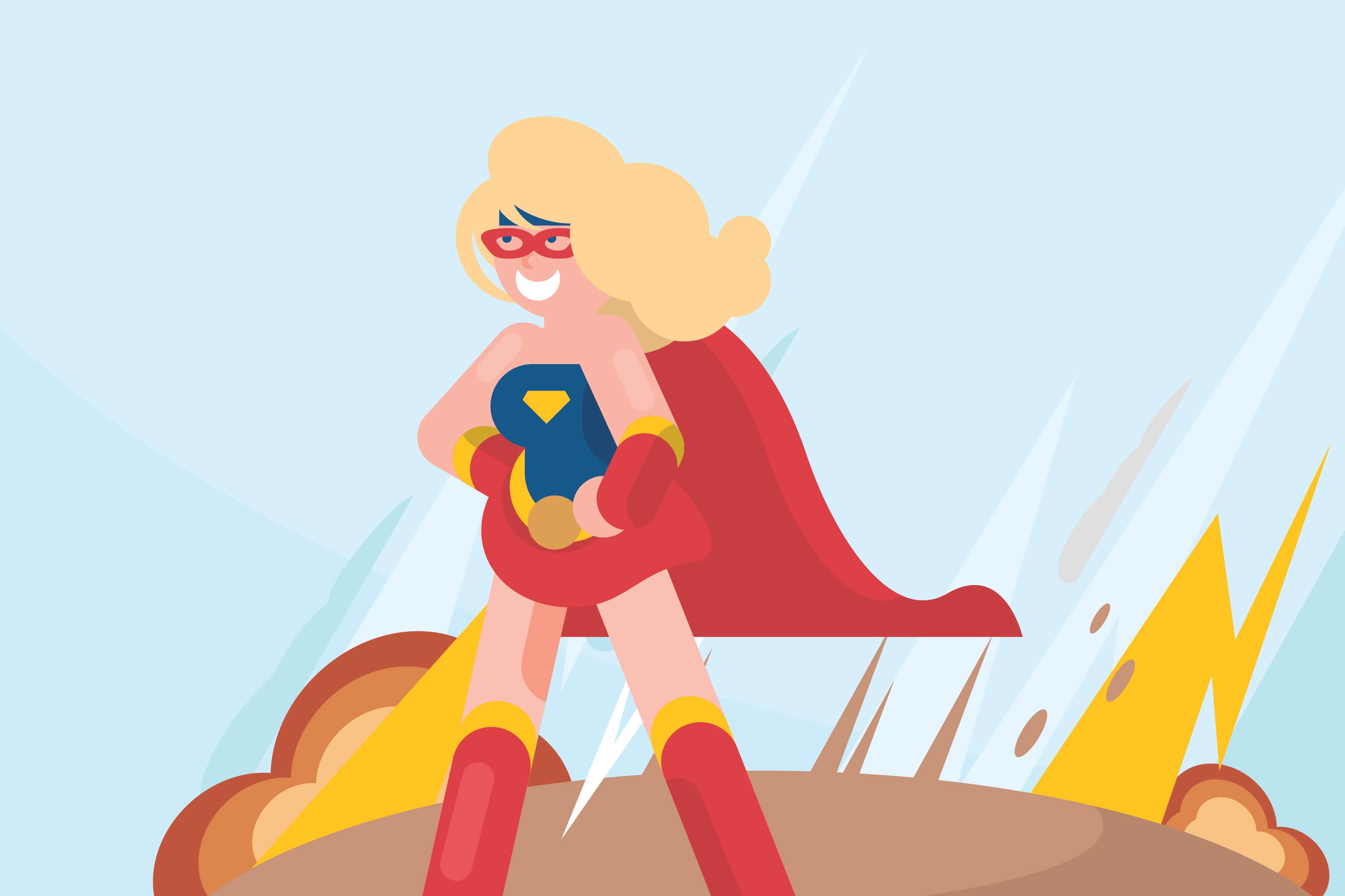 Download Super Woman Illustration 164584 - Download Free Vectors ...