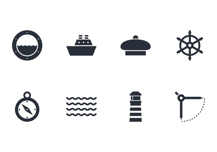 Pack of Nautical Icon Vectors