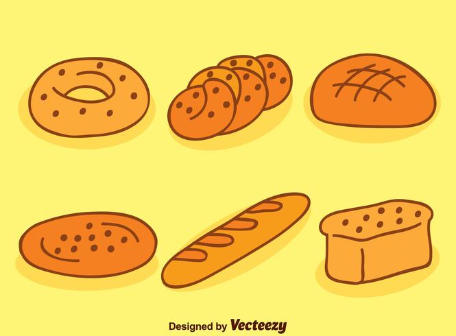 Soft Bread Collection Vector