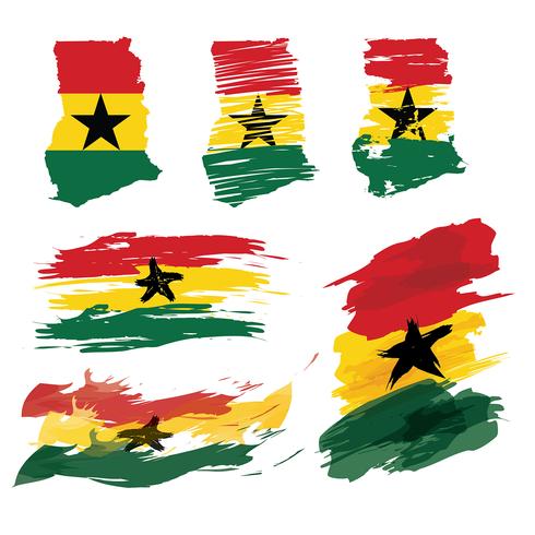 Download Ghana Map Rough Paint Free Vector - Download Free Vectors, Clipart Graphics & Vector Art