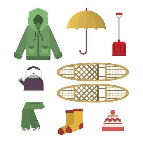 Flat Winter Essential Vectors