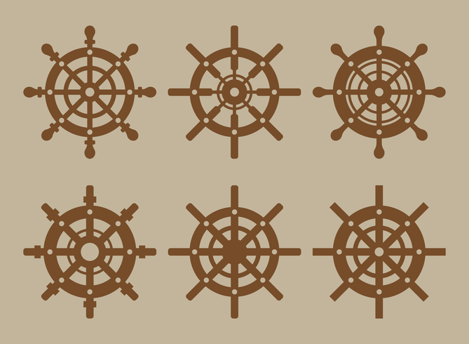 Ships Wheel Vector