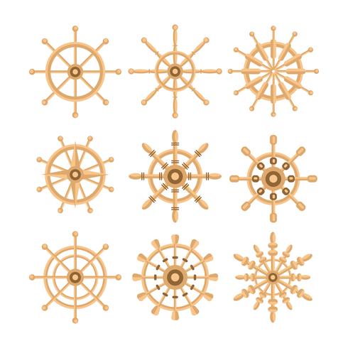 Free Ships Wheel Vector Collection