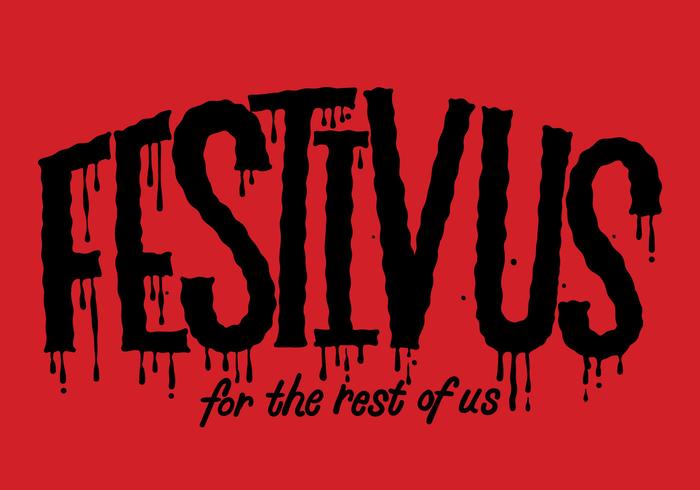 Vector de letras Festivus