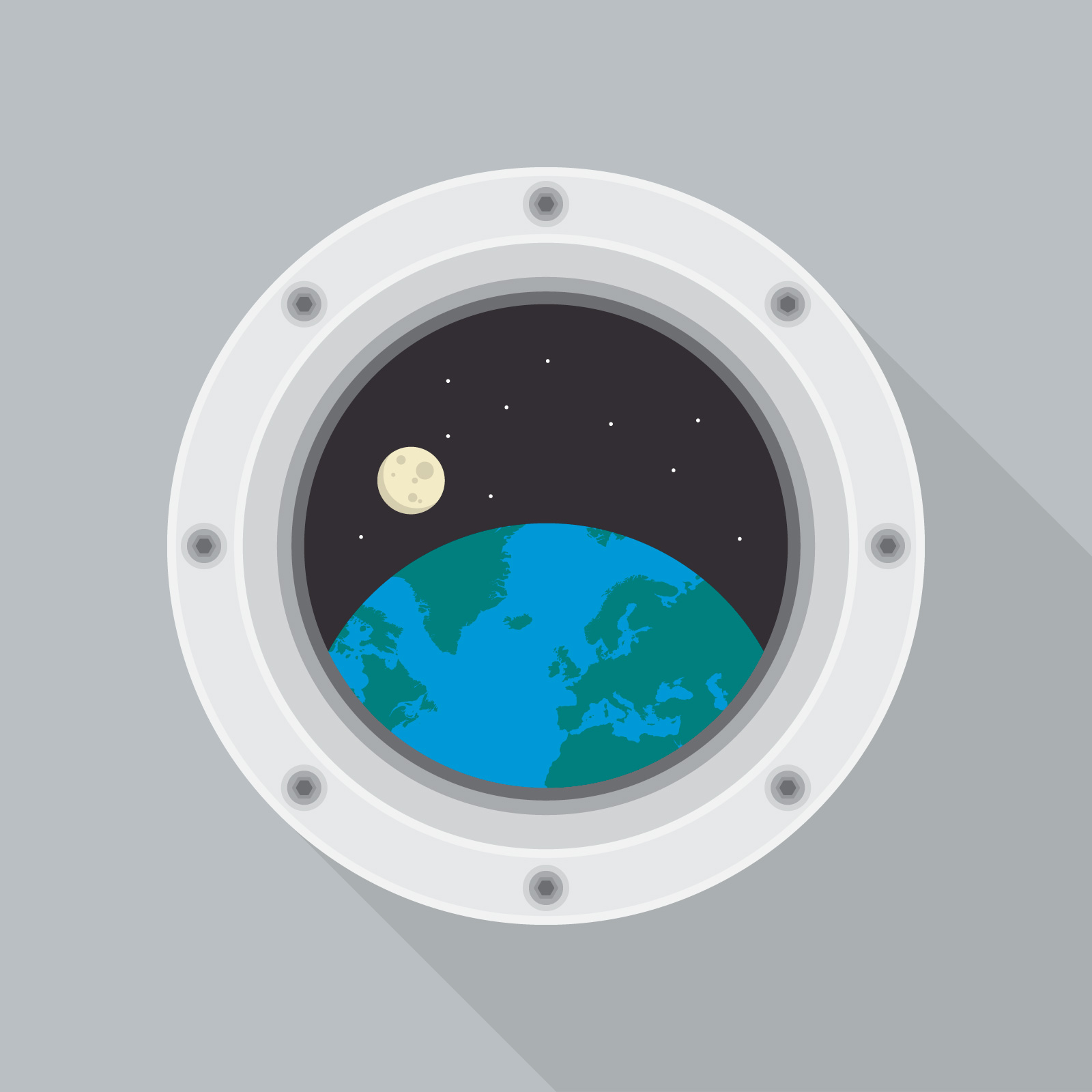 Иллюминатор корабля рисунок