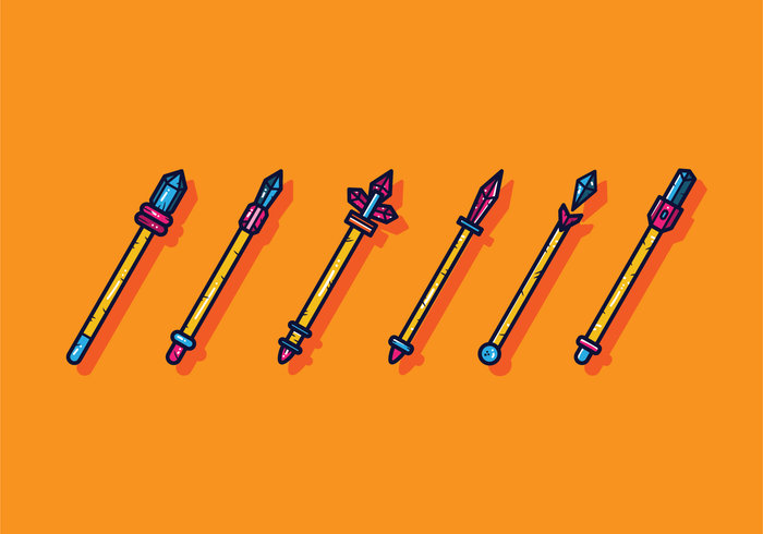 Free Crystal Sceptre Vector