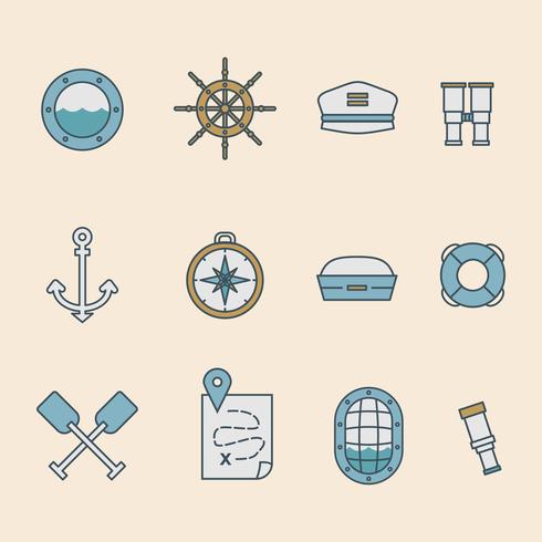 Ship Window Collection vector