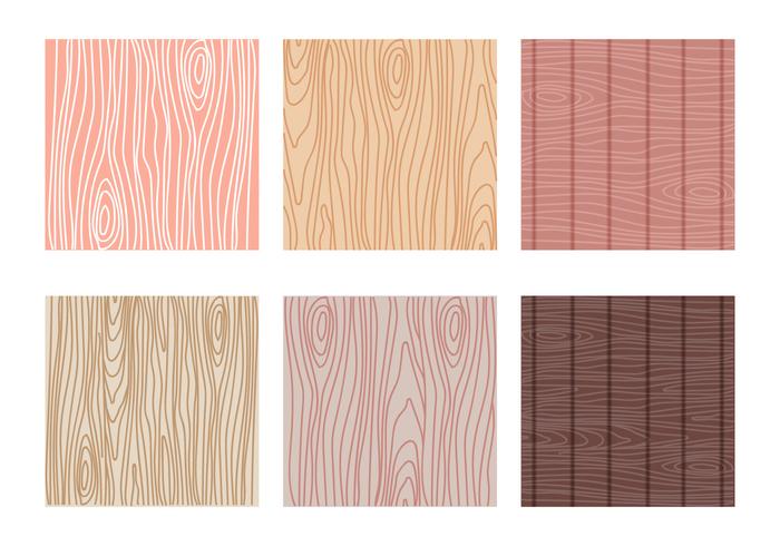 Variante de Woodgrain Pattern Vector Collection