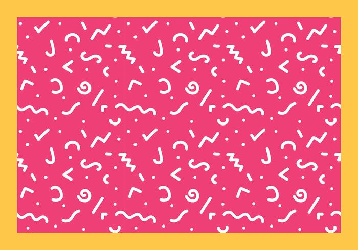 Squiggle Line Seamless Pattern Vector libre