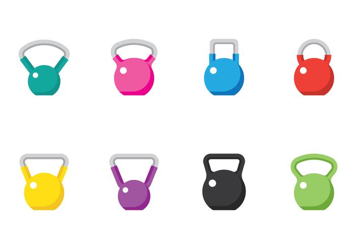 Kettle Bell Types vector