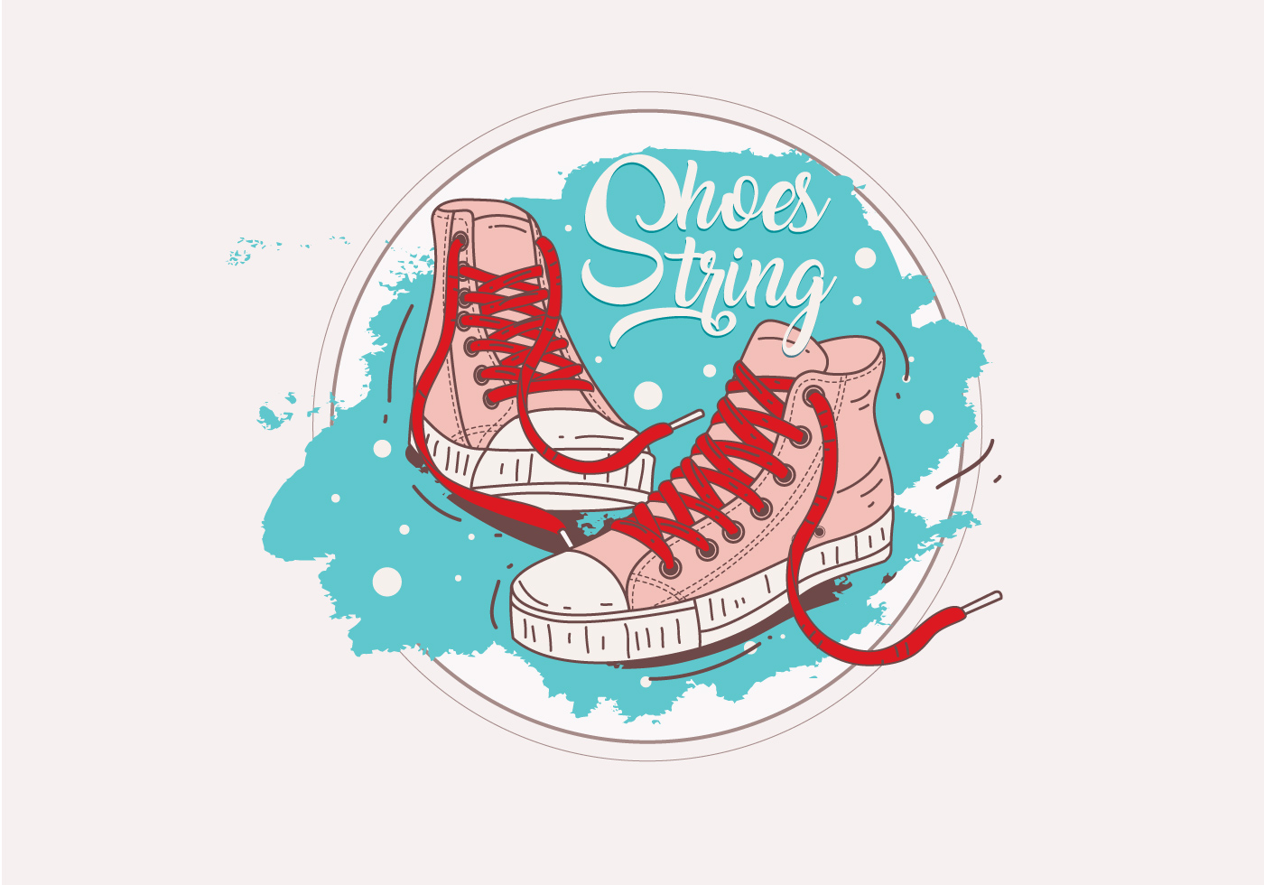 Shoes with Shoestring Vector 164925 Vector Art at Vecteezy