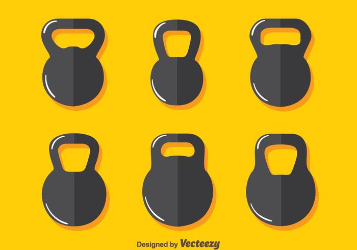 Kettle Bell Collecrion Vector