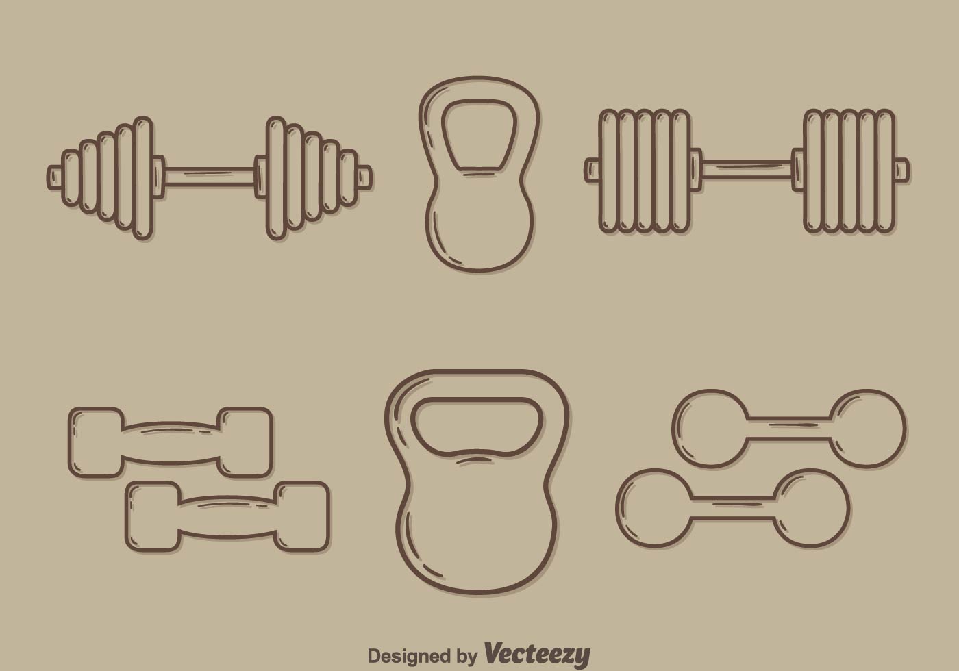 Sketch Weight Lifting Equipment Vector 164957 Vector Art at Vecteezy