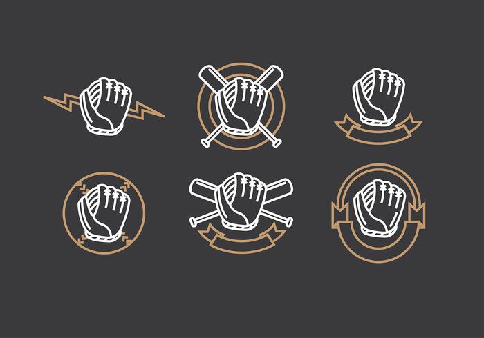 Softball Glove Free Vector