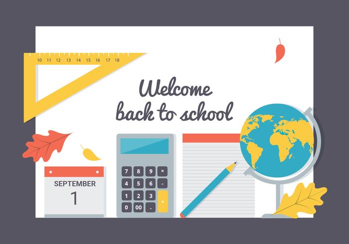 Free Back To School Vector Background