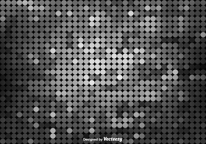 Abstract Vector Grey Dotted Pattern