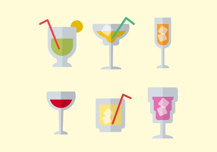 Free Cocktail Drinks Vector