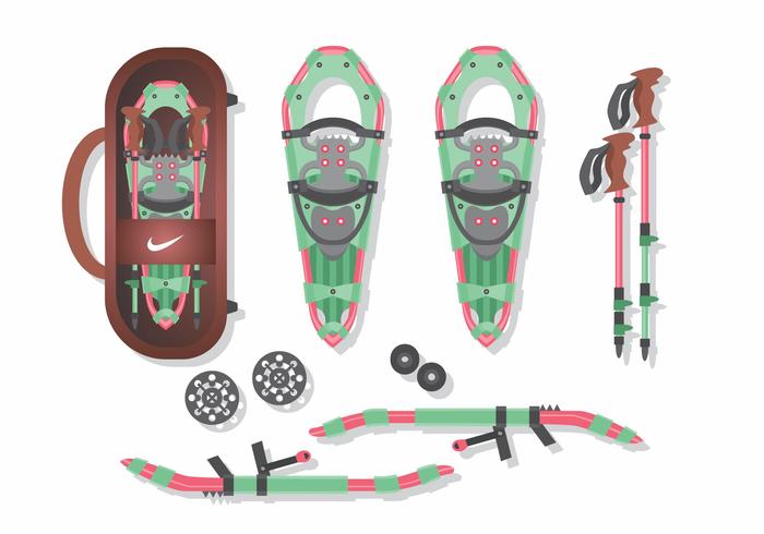 Snow Shoes Vector Pack