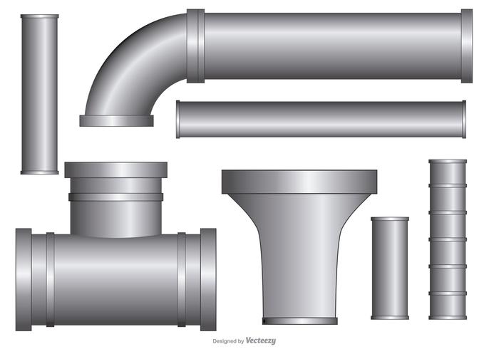 Vector Gutter Pipes Collection