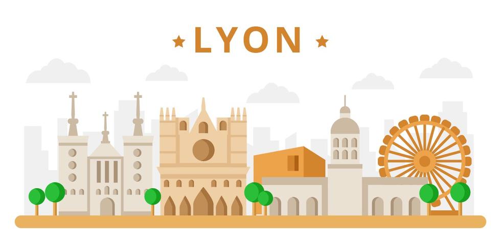 Free Lyon Landmark Vector