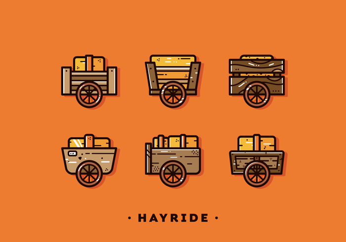 Vector gratuito Hayride simple