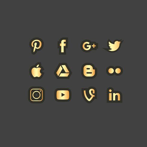 Vector Social Media Icon Set