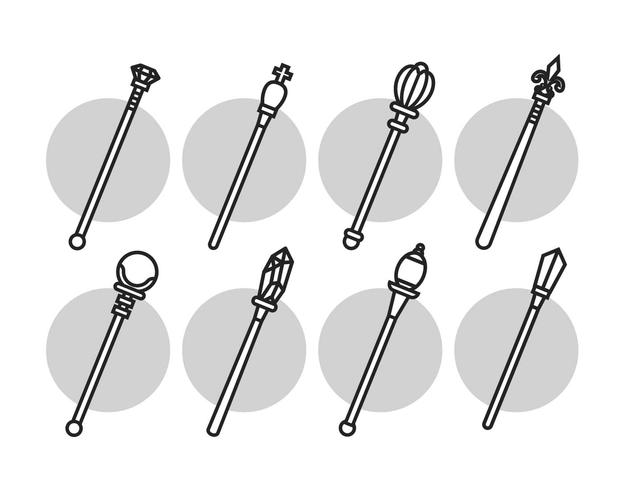 Sceptre vector set