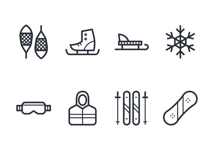 Winter Icon Set vector