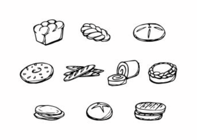 Free Pastry Hand Drawn Icon Vector