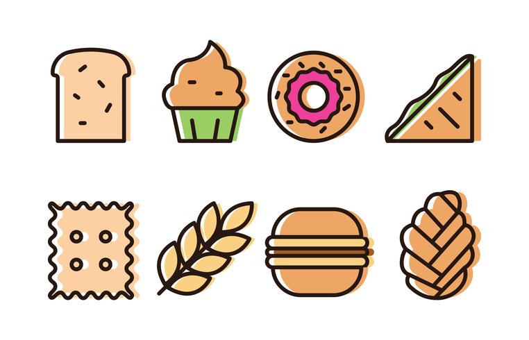 Bakery Icon Set vector