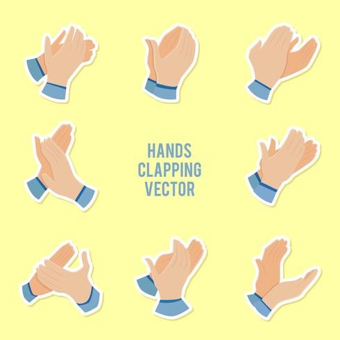 Hands Clapping Vector