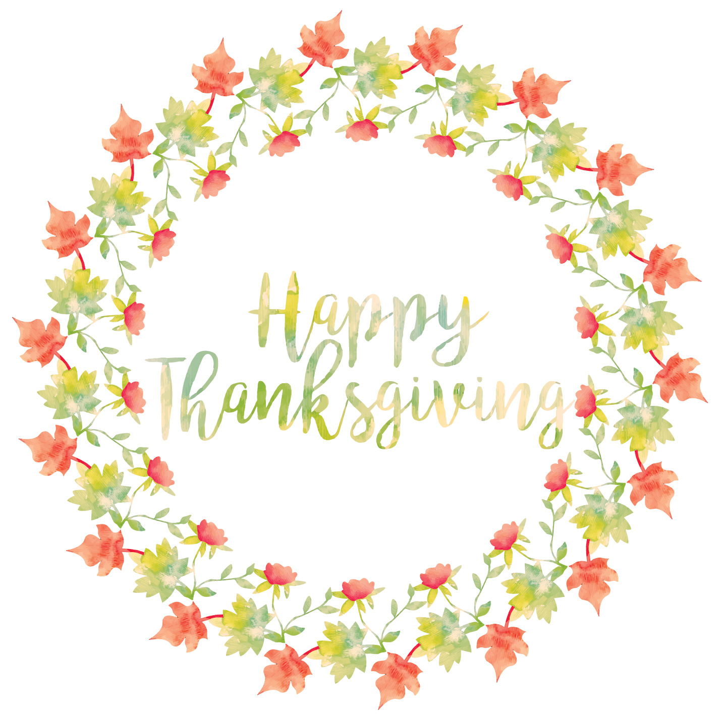 Vector Thanksgiving Wreath 165330 Vector Art at Vecteezy