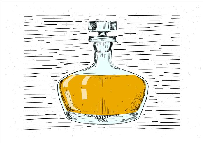 Free Hand Drawn Drink Illustration vector
