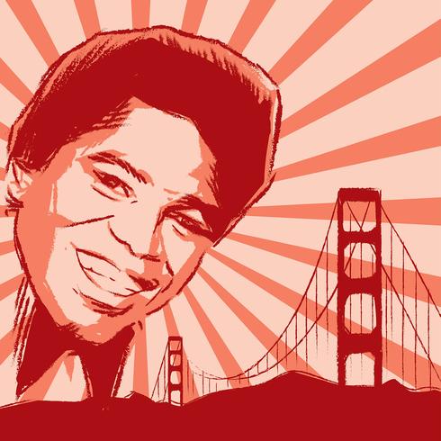 James Brown Illustration Vector libre