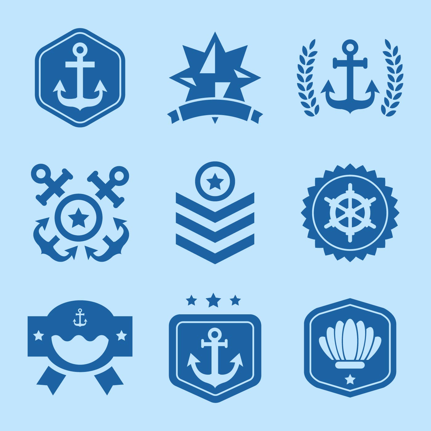 Download Free Nautical Logo Vector 165399 Vector Art at Vecteezy