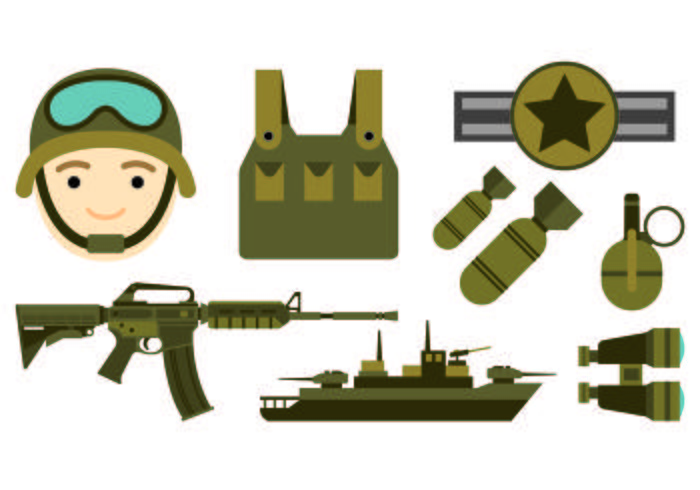 Set Of Navy Seals Icon vector