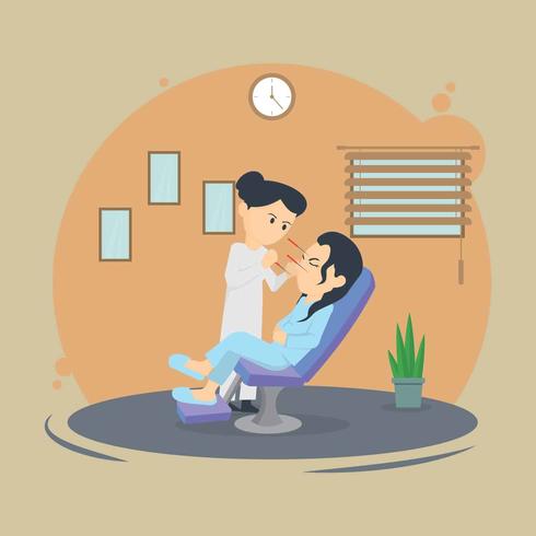 Free Acupuncture Illustration vector