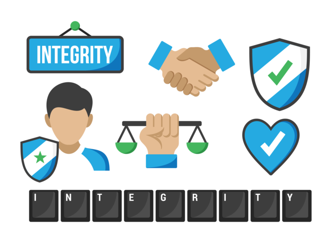 Integrity Icons Vector