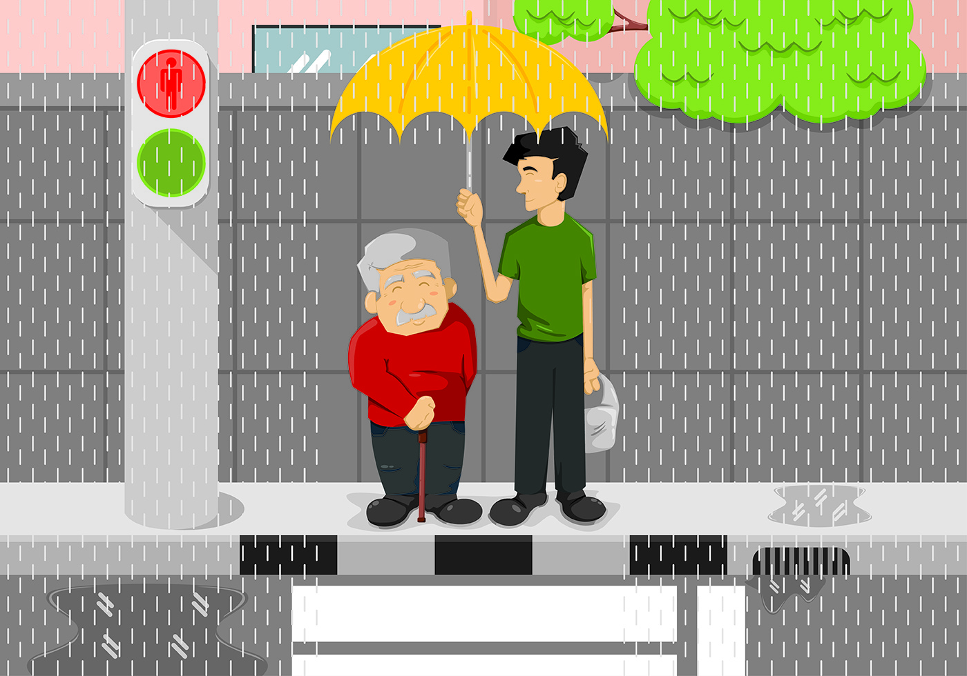 Fashion love: (part 2) my favourite cartoon characters Illustration Of Kindness Concept 165579 - Download Free Vectors