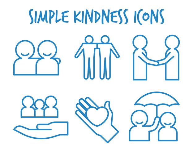 Kindness Vector Icons