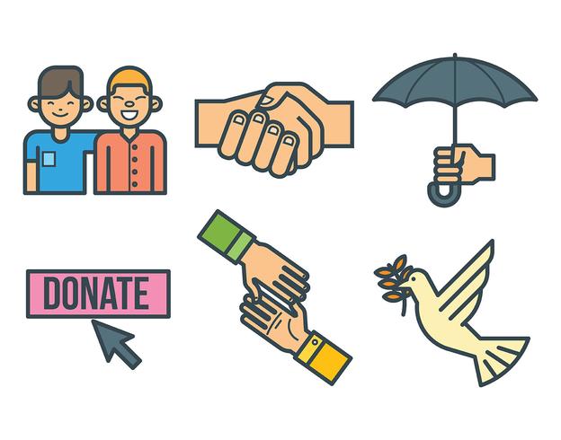Kindness Vector Icons
