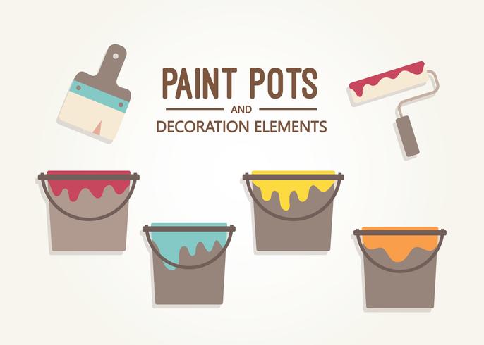 Free Paint Pot Vector