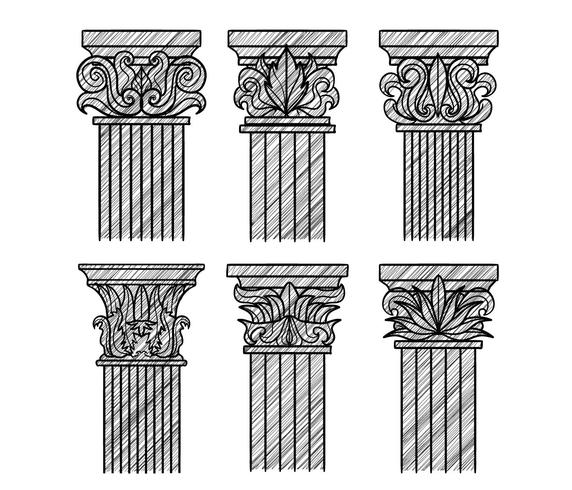 Corinthian vector set