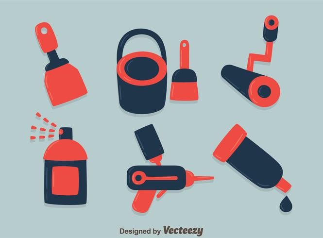 Paint Icons Vector