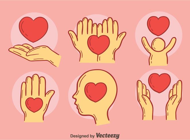 Hand Drawn Kindness Element Vector