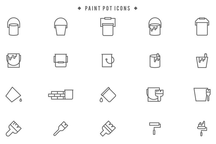 Free Paint Pot Vectors