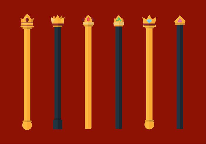 Scepter Set Free Vector