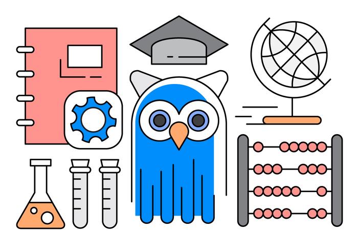 Linear Education Vector Icons